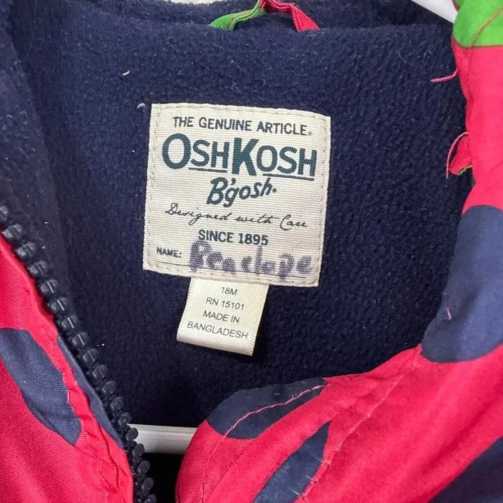 Oshkosh bgosh 18months jacket in
